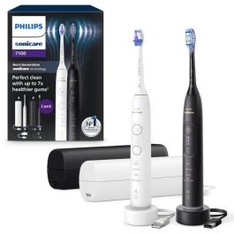 Cepillo de dientes - PHILIPS - HX7429/02 - Sonicare - Mango doble Serie 7100 - Blanco y negro - Eléctrico Precio: 357.49999945. SKU: B1EYSJRE7Z