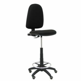 Taburete Ayna bali Piqueras y Crespo T04CP Negro PVC