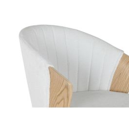 Silla Scandi DKD Home Decor Blanco 57.5 x 75 x 60 cm