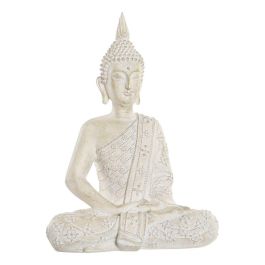 Figura Decorativa DKD Home Decor Buda Blanco Resina (30 x 17 x 41 cm)