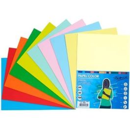 Fabrisa Papel Din A4 80 gr Inkjet-Láser Paquete 100H Retractilado Colores Surtidos Pastel + Fuertes Precio: 3.50000002. SKU: B1BPDKFDA5