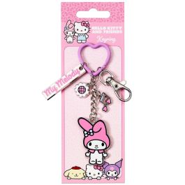 THE CARAT SHOP Llavero My Melody Hello Kitty con Clip y Anilla de Corazón, Aleación de Zinc Precio: 12.50000059. SKU: B1FW92NBYB