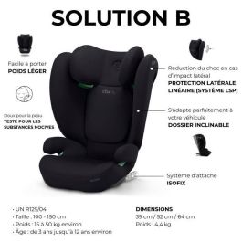 Cybex CYB4063846370764 - Silla de Coche SEP B I-Fix Volcano Negro Grupo 2/3