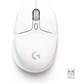 Logitech G705 Ratón Gaming Inalámbrico LIGHTSPEED Blanco, 8200 ppp, 6 Botones Programables, Recargable para PC y Mac