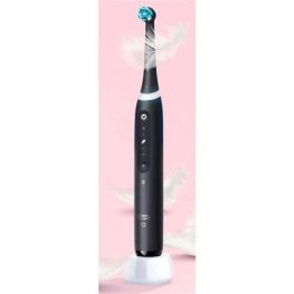 Braun Oral-B IO5 Cepillo de Dientes Eléctrico Vibratorio Adulto Negro, 5 Modos, Bluetooth, Temporizador y Estuche Viaje