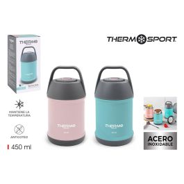Thermosport Termo Comida de Acero para Alimentos, Capacidad 450 ml, Disponible en Varios Colores, Medidas: 9 cm x 9 cm x 17,2 cm (8 Unidades) Precio: 52.95000051. SKU: B1BNCFBDXS