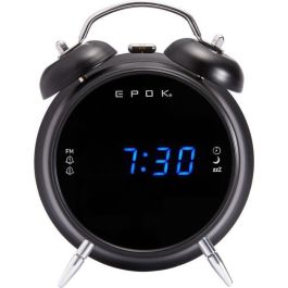 BIGBEN RR90EPOKN EPOK Radio reloj despertador - Doble alarma - Negro