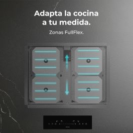 Cecotec Placa de inducción integrable Squad I 4300 7200W FullFlex negra mate Booster