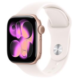 Apple Watch S11 Aluminium 42mm Oro Rosa con Correa Deportiva Rosa Talla S/M Precio: 504.50000029. SKU: B1B827N2HP