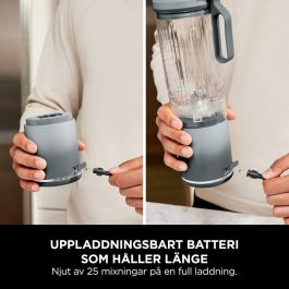 Ninja BC251EUNV Licuadora portátil Blast Max 530 ml - 2 horas autonomía, sin cable, sin BPA - Azul