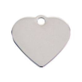 Placa identificativa para collar Imarc Heart Plateado Precio: 10.50000006. SKU: B1HB2NDSMM