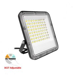 Foco Proyector LED 200W 110Lm/W IP65 IK08 CCT Seleccionable (4000K/5000K/6500K) para Exteriores e Industrias Ángulo 90°