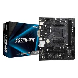 Asrock Placa Base AM4 A520M-HDV Micro ATX, Socket AM4, AMD A520, 2x DIMM DDR4, M.2 PCIe, HDMI 4K, 90-MXBE50-A0UAYZ Precio: 66.50000038. SKU: S7821168