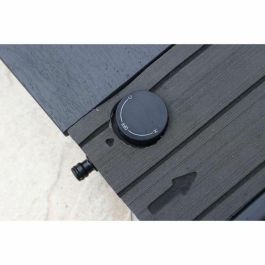Ubbink UBB8711465055307 Soporte de Ducha Solar con Reserva de Agua de 20 Litros Antracita
