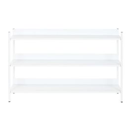 Estantería Home ESPRIT Blanco Metal 120 x 30 x 76 cm Estantería Home ESPRIT Blanco Metal 120 x 30 x 76 cm