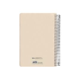 Agenda Espiral Liderpapel Classic A6 2025 Semana Vista Color Blanco Y Negro 1 Papel 70 gr