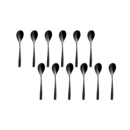 Sinxelo Satin Negro Cuchara Postre 185Mm (12 Unidades) Sinxelo Satin Negro Cuchara Postre 185Mm (12 Unidades)