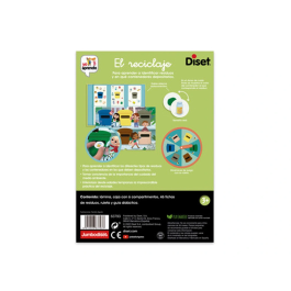 Diset Juego Didactico El Reciclaje - Juego Educativo Sobre Separación de Residuos y Sostenibilidad