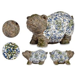 Figura de cerdo en mosaico azul Ibergarden - Poliresina 20.5x26x47 cm (2 Unidades) Precio: 68.5899995. SKU: B1HLQAT3TB