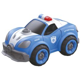 Tachan Coche de Policía Armable RC T01024 22 Piezas con Control Remoto para Niños +3 Años