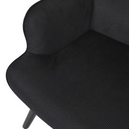 Home Deco Factory Butaca-Sillón Giulia Negro Colección Lounge