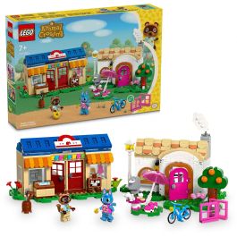Lego 77050 Animal Crossing MiniNook y Casa de Minina con Minifiguras de Tom Nook y Minina