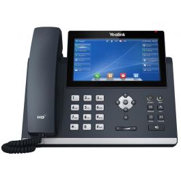 Yealink SIP-T48U Teléfono IP VoIP Gris con Pantalla Táctil 7" LED, PoE, WiFi y Bluetooth Precio: 217.58999966. SKU: B1AWC8ZVKS