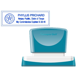 X'stamper Sello Quix Personalizable Color Azul Medidas 22x69 mm Q-18 Precio: 14.95000012. SKU: B167MHLX7P