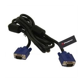 Phoenix technologies Cable SVGA D-Sub15 Macho-Hembra 15 Metros