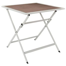Home Deco Factory Mesa Plegable Metal y Vidrio Templado 70x70 cm Blanca Precio: 66.50000038. SKU: B13BQJ7QL8