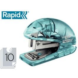 Grapadora Rapid Mini Baby Ray Colour Ice F4 Capacidad 10 Hojas Usa Grapas 24-6 Y 26-6 Color Verde En Blister 6 unidades Precio: 26.49999946. SKU: B18PM2TZAJ