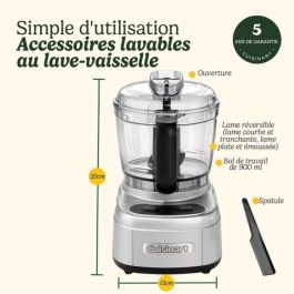 Cuisinart CUI3030050195804 Picadora eléctrica ECH4E Mini Prep Pro 250 W 900 ml Gris