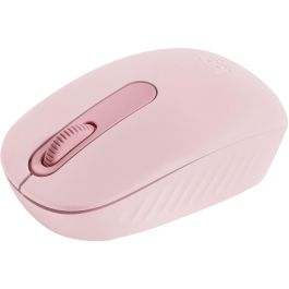 Logitech M196 Ratón Inalámbrico Rosa Bluetooth Óptico 1000 dpi, 12 Meses Batería, Compatible Windows/macOS, Plástico Reciclado