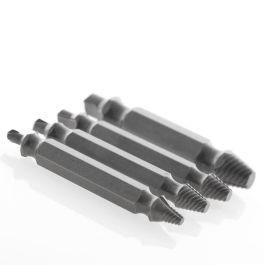 Brocas para Extraer Tornillos Dañados InnovaGoods 4 Unidades Brocas para Extraer Tornillos Dañados InnovaGoods 4 Unidades