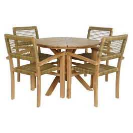 Conjunto de Mesa con 4 Sillas DKD Home Decor 100 x 100 x 75 cm Precio: 996.49999999. SKU: B1K56WXLXM