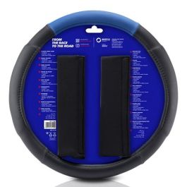Funda Volante+Almohadilla N-Az Sparco Negro-Azul Cs10 SPC1111KAZ Funda Volante+Almohadilla N-Az Sparco Negro-Azul Cs10 SPC1111KAZ