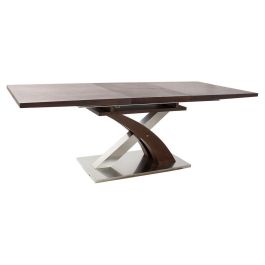 Mesa Moderno DKD Home Decor Marron Oscuro Plateado 90 x 77 x 160 cm Precio: 642.59000036. SKU: S3015714