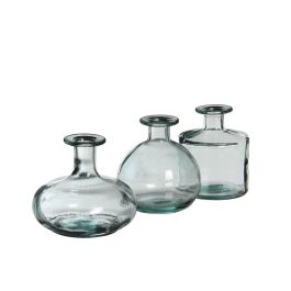 Mica Decorations Botella decorativa Simone de cristal transparente Ø14cm x 12cm - Colores/modelos surtidos Precio: 5.79000004. SKU: S7907888