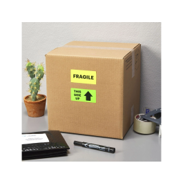 Avery Etiqueta Adhesiva Verde Fluorescente Permanente FSC 200x142 mm Caja 140 Unidades Láser/Inkjet/Fotocopia