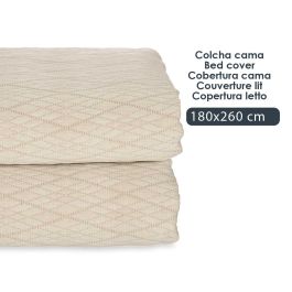Colcha Cama Rombos Beige 180X260Cm Giftdecor (4 Unidades) Colcha Cama Rombos Beige 180X260Cm Giftdecor (4 Unidades)