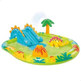 Piscina hinchable centro de juegos dinosaurios (capacidad 143 litros) (+ 2 años) 191x152x58 cm