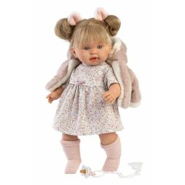 Llorens Muñeca Alexandra Llorona de 42 cm que emite sonidos y funciona con pilas LR44, un regalo ideal para niños a partir de 3 años Llorens Muñeca Alexandra Llorona de 42 cm que emite sonidos y funciona con pilas LR44, un regalo ideal para niños a partir de 3 años
