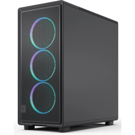 Fractal Design FD-C-EPO1A-04 Caja ATX Midi Torre Negra RGB Cristal Templado Light Tint