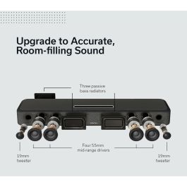 Barra de Sonido Denon SOUND BAR 550 Negro 550 W Barra de Sonido Denon SOUND BAR 550 Negro 550 W