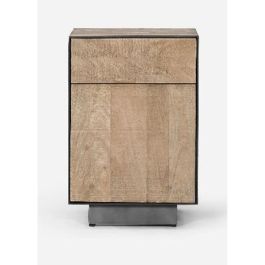 DKD Home Decor Mesita de Noche Sand Village de Mango y Metal 44 x 65 x 45 cm Precio: 173.5000003. SKU: B18HXCBKW9