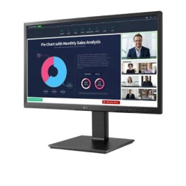 LG Monitor Profesional 24BP75CP-B 23.8" Full HD IPS Webcam USB-C Regulable en Altura Negro