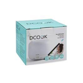 DCook Humidificador Aroma Gallery 3W 0.3L Blanco Mate Plástico con Temporizador Autoapagado 7 Colores LED