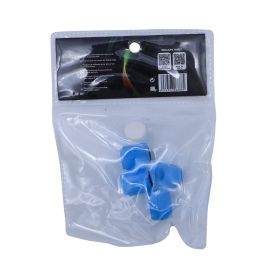 Occ Sport OCCLEV004 Tapones Válvula LED Azul Fluoresentes Universales Pack 4uds