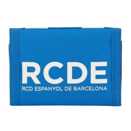 Safta Billetera RCD Espanyol 12,5x9,5 cm Poliéster 600D Blanco y Azul