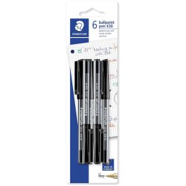 STAEDTLER bolígrafo de bola stick 430M9BK6D, ancho de punta 1 mm, tinta negra Precio: 14.7899994. SKU: B1FPQ8F3ET
